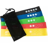 Sport-Tec Fitness-Loops Blau/Grün/Rot/Schwarz/Gelb 30x5 cm