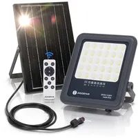 Aigostar 100W Solarstrahler mit Fernbedienung, 1000lm, IP65 6500K für
