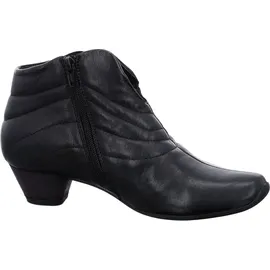 THINK! AIDA leder gefütterte nachhaltige nachhaltige Stiefelette, SCHWARZ, 38.5 EU