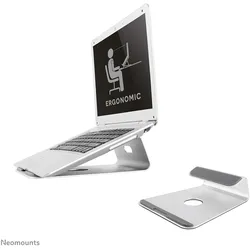 Neomounts NSLS025 - Aufstellung für Notebook - Gebürstetes Aluminium - Silber -