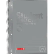 Brunnen Collegeblock Premium Student Colour Code A4 liniert Silber
