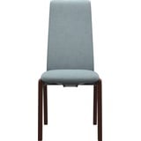 Stressless® Polsterstuhl Laurel, High Back, Größe M, mit abgerundeten Beinen in Walnuss blau