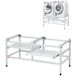 VEVOR Waschmaschinen-Untergestell Trockner Unterbau Podest 1230x635x625mm 267kg