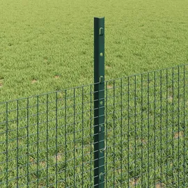 vidaXL Zaun 0,5 x 10 m Grün/Stahl