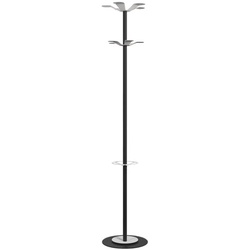 Paperflow Garderobe »easyCloth Color Range Black Edition« 10 Haken weiß, 35x175x35 cm