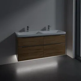 Villeroy & Boch Subway 3.0 Badmöbel-Set 130 cm, 4 Auszüge, Badmöbel,