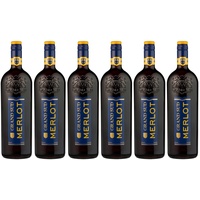 Grand Sud - Merlot aus Süd-Frankreich - Sortentypischer Trocken Rotwein (6 x 1 L)
