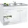kochstation Spülenschrank KS-Elster 120 x 0 x 0 cm Weiß