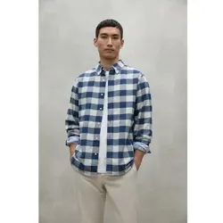 ECOALF für Herren. MCMGASRGASTO0179W24-906 Gaston blaues Hemd (XXL), Lässig, Baumwolle, Langarm, Nachhaltig