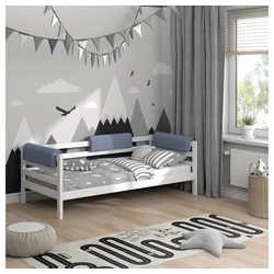 Bettumrandung »Bettkantenschutz für Kinderbett Grau 70 cm« VitaliSpa®, Höhe 20 mm grau