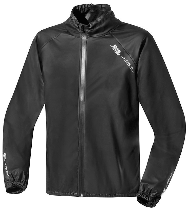 IXS Saint Regenjacke, schwarz, Größe L für Männer