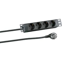 EFB-Elektronik Steckdosenleiste 2 m Schwarz 4 St.