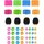 RØDE Microphones RØDE Colors 2 Identifikations-Set für Wireless GO (II) Funkstrecken und Lavalier GO