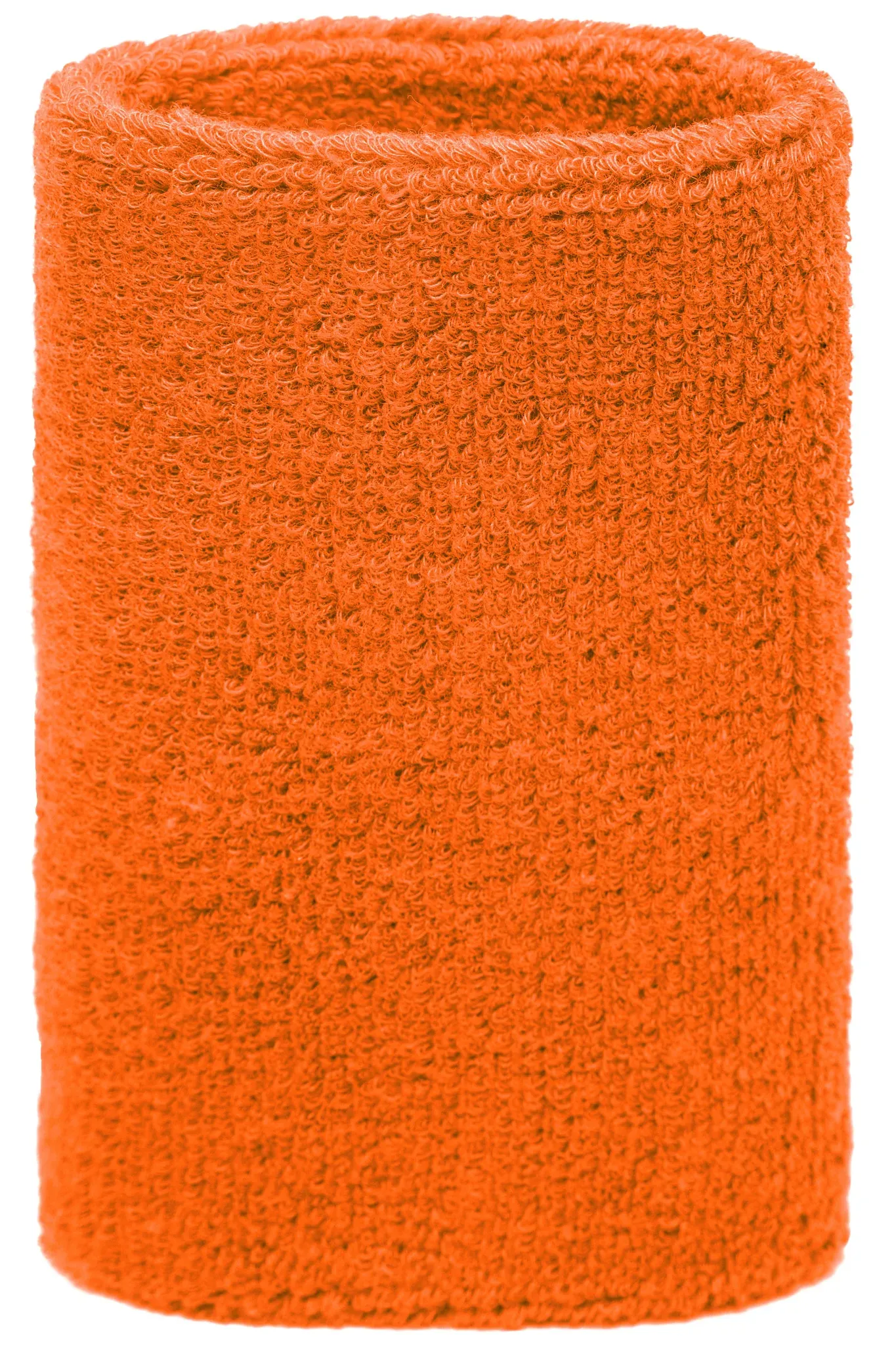 Frottee Armschweißband extrabreit - Farbe orange - Größe one size