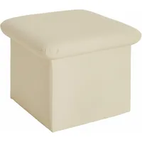 Cotta Hocker »Casino«, Generelle Maße (B/T/H): 56/56/42 cm beige