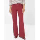 Brax Damen, Five-Pocket-Hose Style MAINE MULBERRY, denim dunkelrot, Gr. 40