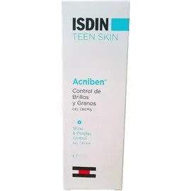Isdin Acniben Gel Creme für Glanz- und Unreinheitenkontrolle 40 ml