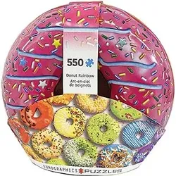 Magni Puzzle Donut Rainbow 550 Teile (550 Teile)