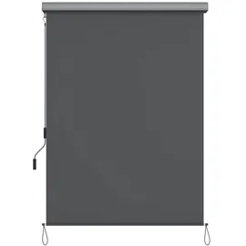 Songmics Seitenmarkise 1,4 x 2,5 m grau Polyester