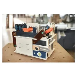 Festool Systainer SYS3 HWZ M 337 mit Holzeinsatz grün 39,60 x 29,60 x 33,70 cm