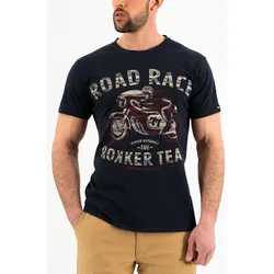 Rokker Road Race T-Shirt, blau, Größe S für Männer