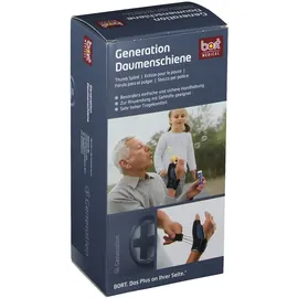 Bort Generation Daumenschiene rechts M blau 1 St