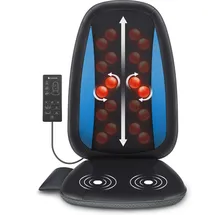 COMFIER Shiatsu Massagesitzauflage mit Wärme, Shiatsu-Massageauflage Rückenmassagegerät, Entspannung für den gesamten Rücken, eignet Sich fürs Büro, Zuhause und überall dort, Geschenke