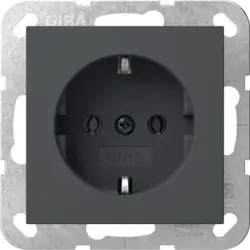 Gira 418828 SCHUKO-Steckd. System 55 Anthrazit