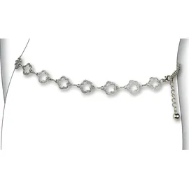 Bernd Götz Kettengürtel BERND GÖTZ "Kettengürtel schmücken die Taille mal ganz ohne Leder", Damen, Gr. S1, silber, Metall, Gürtel