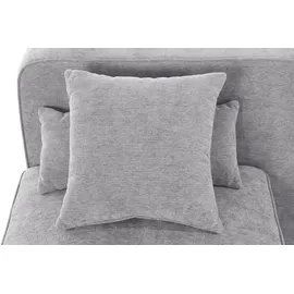 Home Affaire Ottomane HOME AFFAIRE "Sundstrup", grau, B:100cm H:76,5cm T:153cm, 100% Polyester, Sofas, Ottomane, Modulserie, individuelle Zusammenstellung