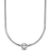 Pandora Damen Schlangen- Gliederhalskette Sterling- Silber 590742HV-45, 45 cm