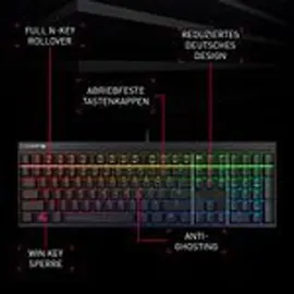 Cherry MX 2.0S RGB, MX RGB BLACK, USB, DE (G80-3821LUADE-2)