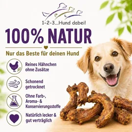 123... hund dabei! Hähnchen-Hälse 1 kg