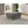 sit&more Polsterhocker Dundee 75 x 46 cm Grau