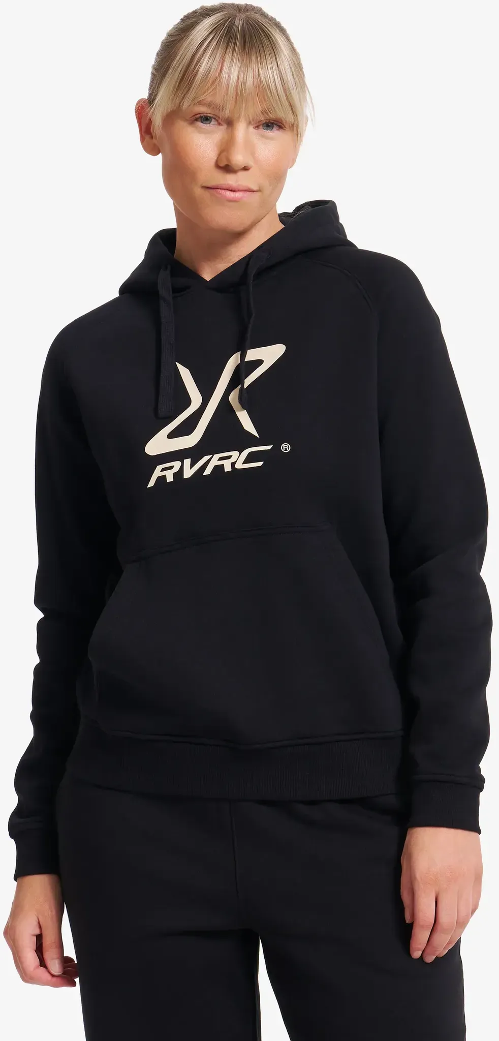 RVRC Hoodie Damen Black/Oatmeal, Größe:S - Damen > Oberteile > Hoodies & Sweatshirts - Schwarz