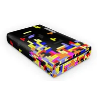Skins4u Aufkleber Konsolen Skins für Nintendo Wii U inklusive Wii U Tablet Controller Aufkleber Wrapping Schutzfolie WiiU Set Tetrads