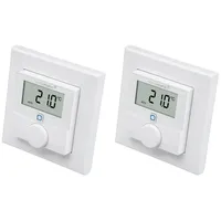 EQ-3 HOMEMATIC IP 156669A0, Wandthermostat mit Luftfeuchtigkeitssensor, 2 Stück