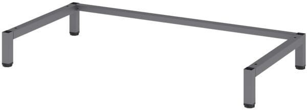 Möbelfüße »Flexwall« grau, HAMMERBACHER, 79.8x10.2x3.98 cm