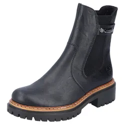 Chelseaboots, mit feiner Zierkette, Gr. 36, schwarz, , 35197205-36
