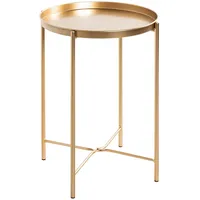 Haku-Möbel HAKU Beistelltisch Meike Metall gold