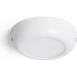 efectoLED Einbauleuchte 18W Rund Silber 3000K Warmweiß