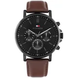Tommy Hilfiger Multifunktionsuhr TYSON Leder 40 mm 1710704