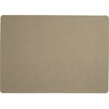 Asa Selection soft leather placemats Tischset, sandstone braun