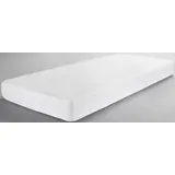 DORMISETTE Spannbettlaken Baumwolle 180 x 200 cm weiß