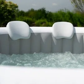Home Deluxe Splash Ø 208 x 65 cm Beige inkl. Kissen, Getränkehalter und Sonnendach