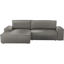 OTTO home Eckcouch Cord 2-Sitzer Grau