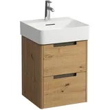Laufen JUNA für VAL Waschtischunterbau, 2 Schubladen, inklusive Ordnungssystem, zu H815281 422x400x515mm, H4115721092671, Farbe: Wildeiche