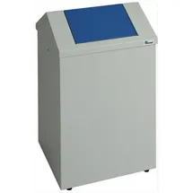 stumpf metall Putzwollkasten H570xB330xT310mm Geh.lichtgrau/Klappe enzianblau Stahlbl.STUMPF