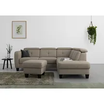 sit&more Stauraumhocker Belluci 58 x 48 x 58 cm Braun