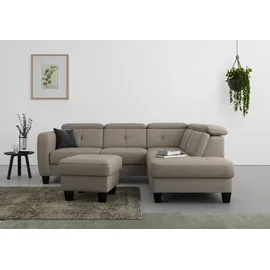 sit&more Stauraumhocker Belluci 58 x 48 x 58 cm Braun